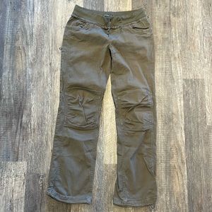 Prana casual climbing pants stretchy waist size small like new